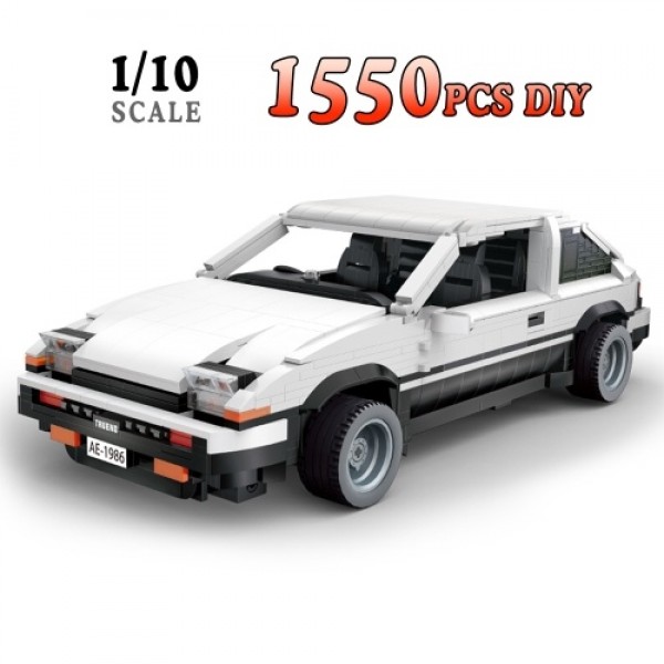 1550PCS Car Model Building Blocks Construction Toy DIY Assembly Car Parent-child Toy Home Indoor Toy Gift for Children