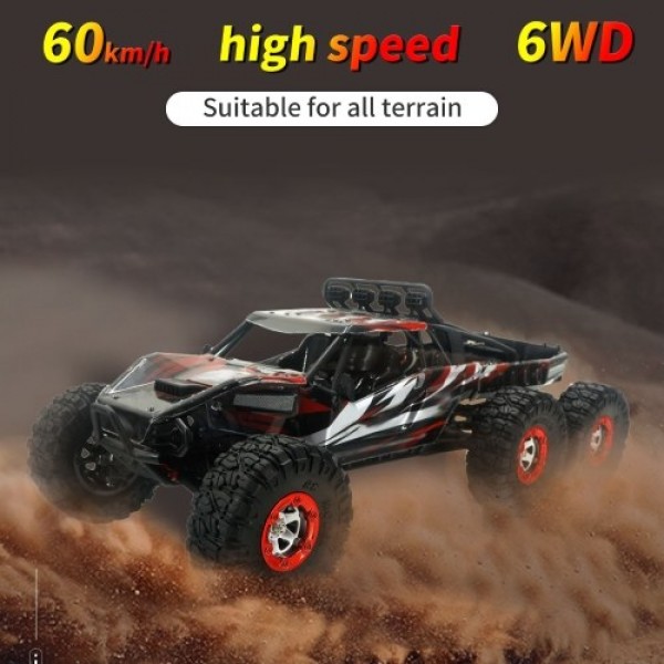 1:12 2.4G RC Car 60km/h High Speed Car 6WD RTR with Brushless Motor RC Off-road Car