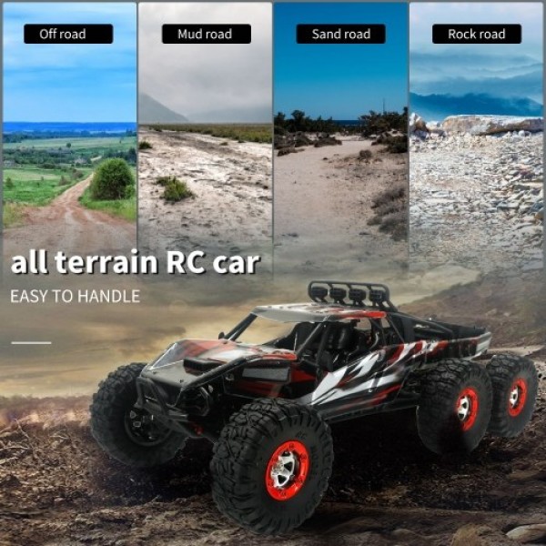 1:12 2.4G RC Car 60km/h High Speed Car 6WD RTR with Brushless Motor RC Off-road Car