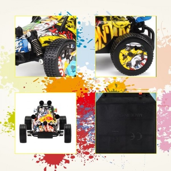 KYAMRC 1880 2.4G 1:20 Graffiti RC Buggy Racing Car