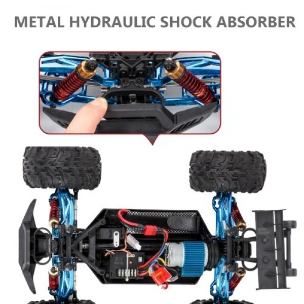 F14B 1/10 2.4GHz Racing Car 50km/h 4WD Off-Road Car with Metal Parts C Hub Carrier Suspension Arm