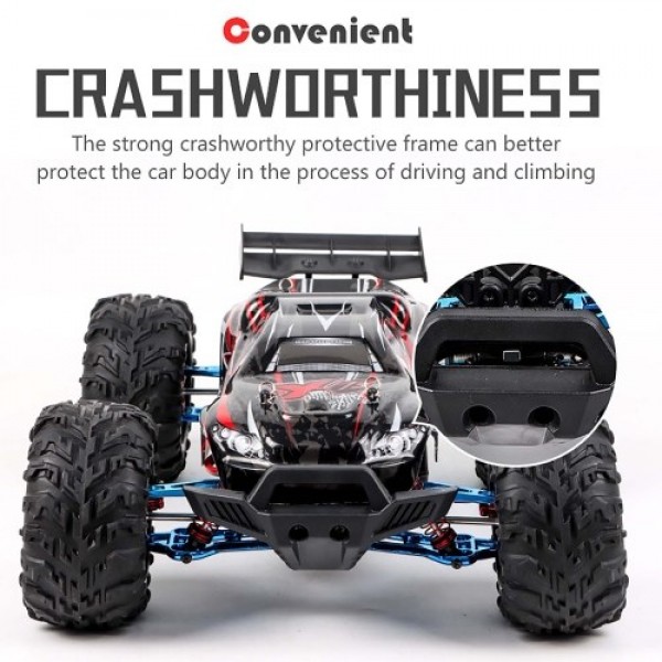 F14B 1/10 2.4GHz Racing Car 50km/h 4WD Off-Road Car with Metal Parts C Hub Carrier Suspension Arm