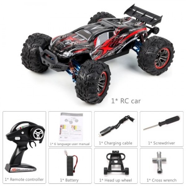 F14B 1/10 2.4GHz Racing Car 50km/h 4WD Off-Road Car with Metal Parts C Hub Carrier Suspension Arm