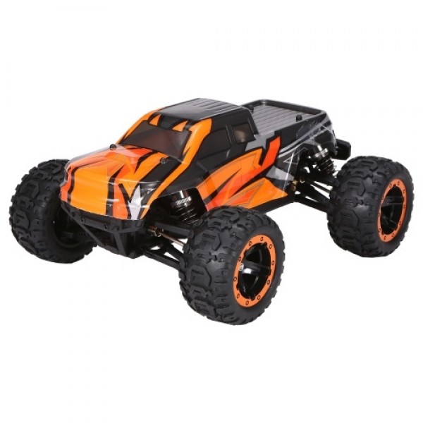 16889A-Pro 1:16 4WD Big Foot RC Car 45 Km/h High Speed 2840 Brushless Motor Vehicle 4X4 Waterproof Off-Road Truck with LED Light