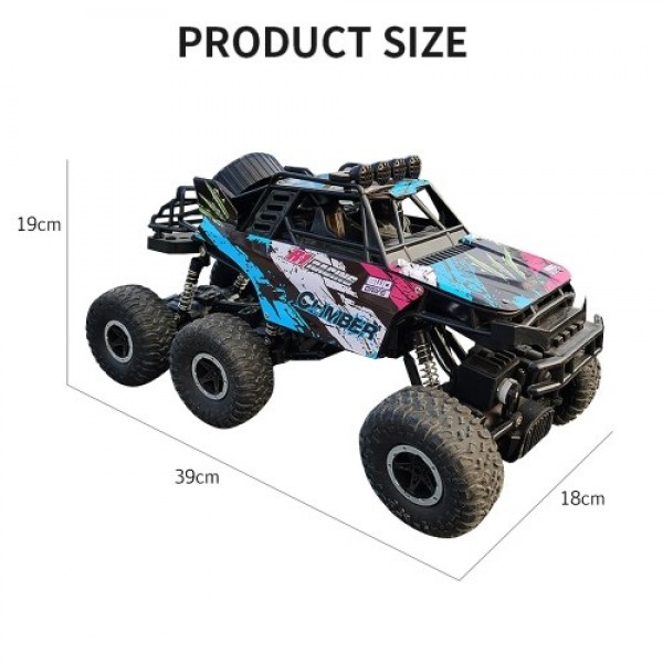 QX3688 RC Car 2.4Ghz 1/10  Off Road RC Trucks 6WD Climbing Vehicle