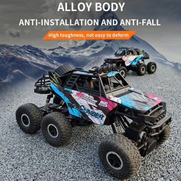 QX3688 RC Car 2.4Ghz 1/10  Off Road RC Trucks 6WD Climbing Vehicle