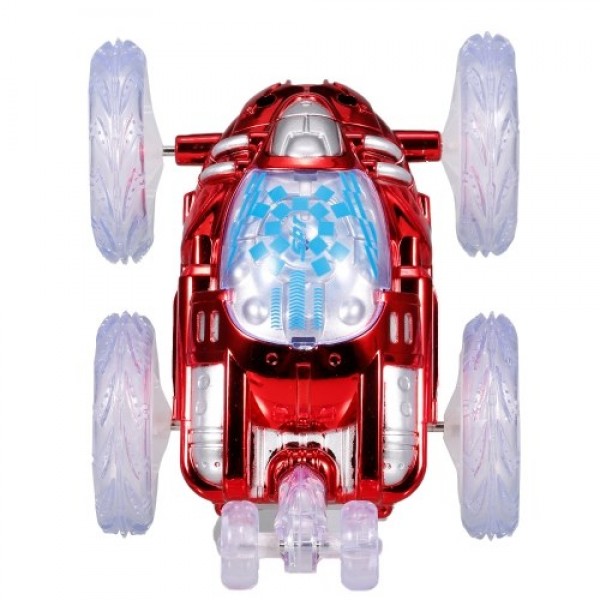 360° Tumbling Remote Control Stunt Car RC Car Toy with Flashing LED Lights for Kids Boys Girls