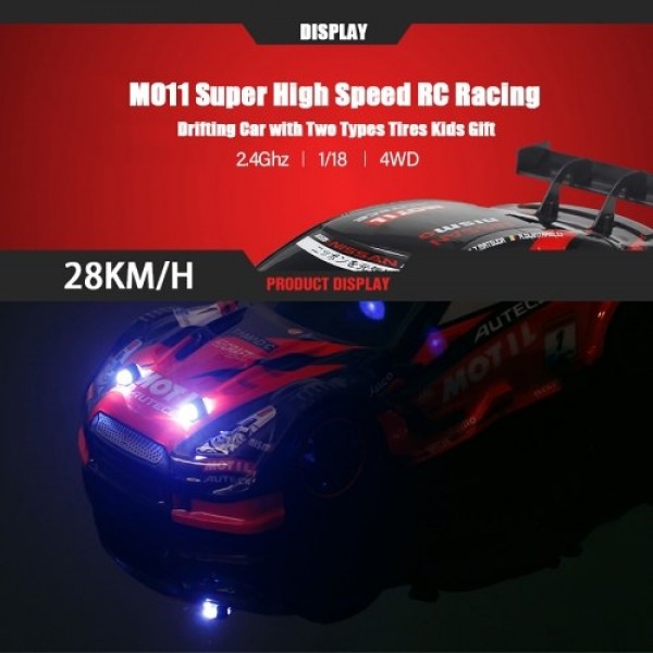 1/18 RC Car Racing Drifting Car 28km/h 4WD High Speed Racing Car Kids Gift RTR