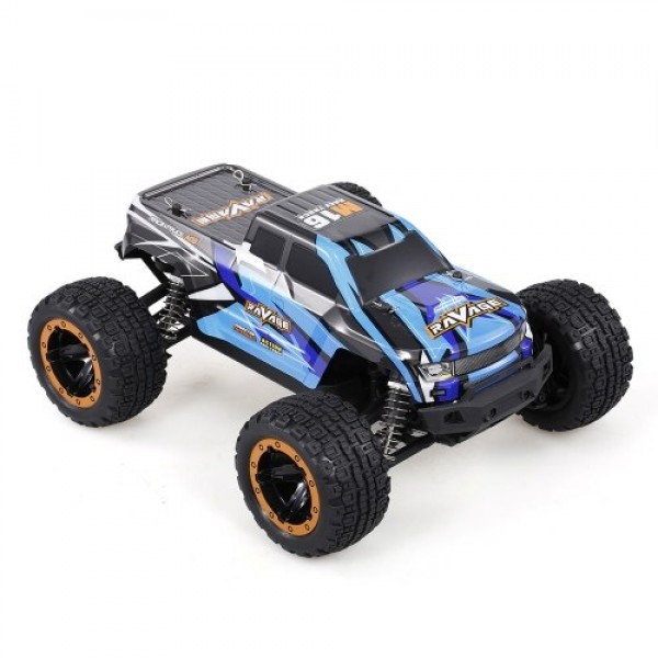 Linxtech 16889A 1/16 4WD RC Car 45km/h Brushless Motor RC Race Truck Car Big Foot Off Road Car Toy