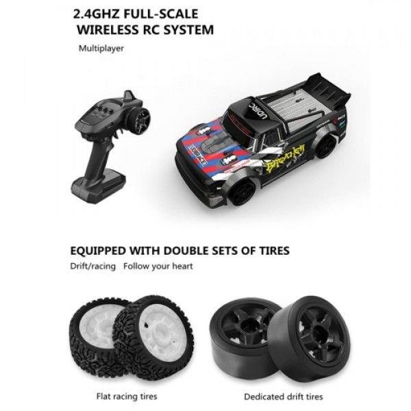 UdiRC UD1601 RC Drift Car 1/16 2.4GHz 4WD 30km/h RC Race Car High Speed RTR with Electronic Stability System