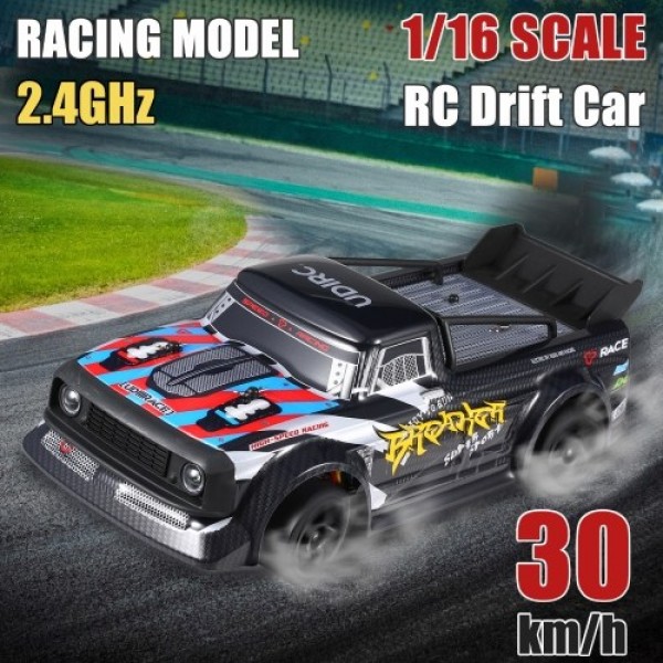 UdiRC UD1601 RC Drift Car 1/16 2.4GHz 4WD 30km/h RC Race Car High Speed RTR with Electronic Stability System