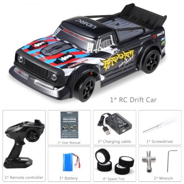 UdiRC UD1601 RC Drift Car 1/16 2.4GHz 4WD 30km/h RC Race Car High Speed RTR with Electronic Stability System