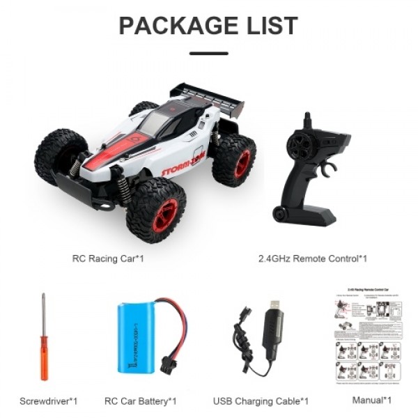 YDJIA D886 F1 RC Racing Car 2.4Ghz 1:14 4WD Off-road Electric Remote Control Car