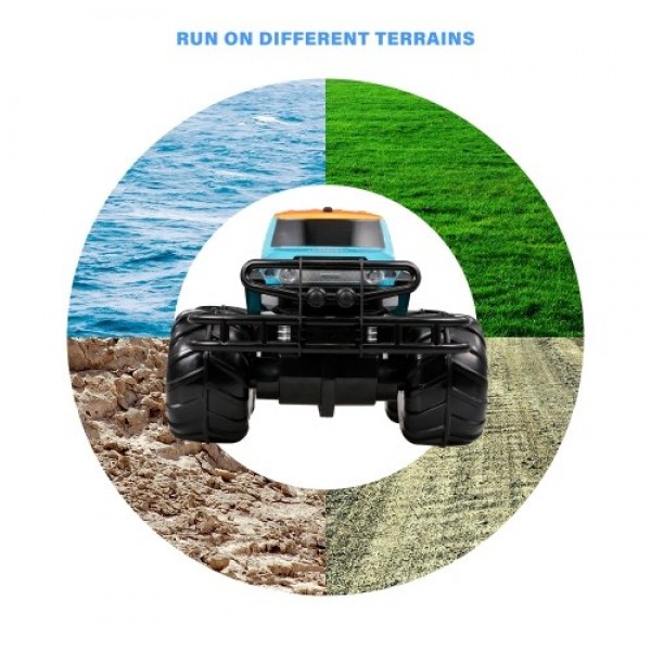 YED1601 1/10 2.4Ghz 4WD Big Wheel Off-road Amphibious Vehicle