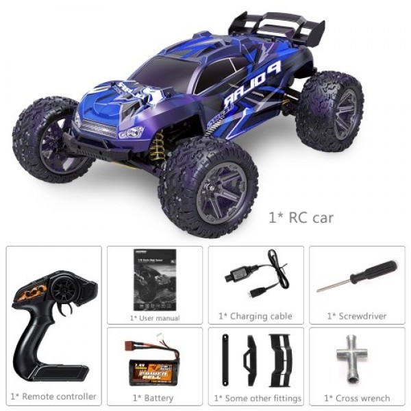 HS10412 RC Car 1/8 2.4GHz 4WD Racing Car High Speed 45km/h Off-Road Car