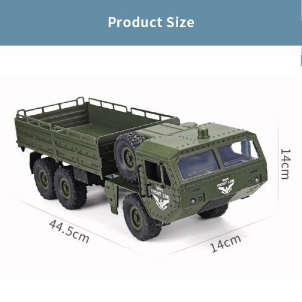 JJRC Q75 RC Military Truck 6WD 2.4GHz Army Truck Off-road Car