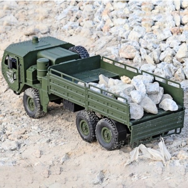 JJRC Q75 RC Military Truck 6WD 2.4GHz Army Truck Off-road Car