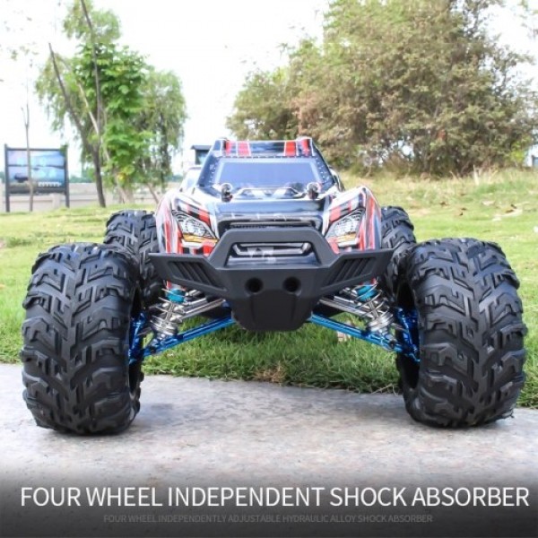 F21A 1/10 2.4Ghz 4WD 80km/h Off-road Car RC Racing Climbing Car Brushless Motor Water Drifting Alloy Frame