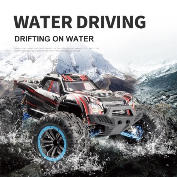 F21A 1/10 2.4Ghz 4WD 80km/h Off-road Car RC Racing Climbing Car Brushless Motor Water Drifting Alloy Frame