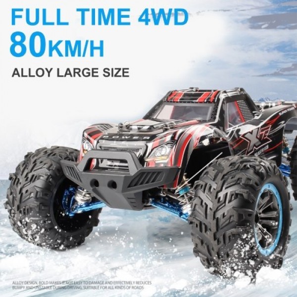 F21A 1/10 2.4Ghz 4WD 80km/h Off-road Car RC Racing Climbing Car Brushless Motor Water Drifting Alloy Frame