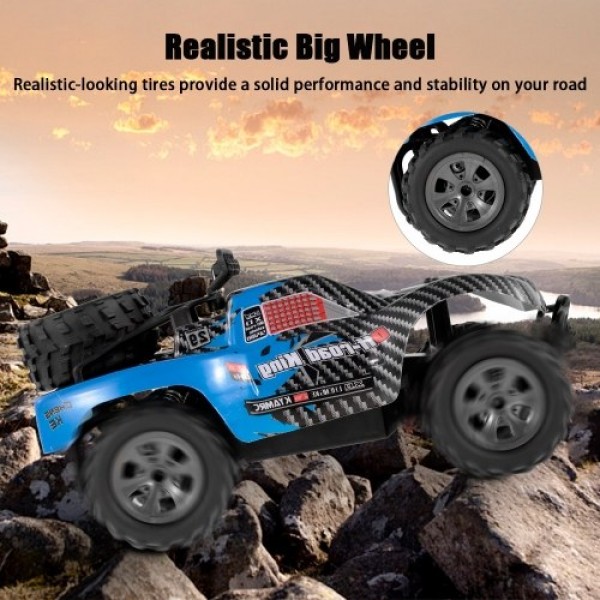 KYA KY-1885B 2.4GHz 1/18 2WD Big Wheel RC Car Off-Road King Short Truck