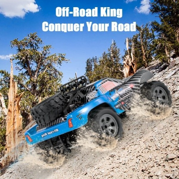 KYA KY-1885B 2.4GHz 1/18 2WD Big Wheel RC Car Off-Road King Short Truck