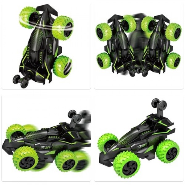 2.4Ghz RC Stunt Car 3D Rotating Drift Stunt Car Climbing Drift Deformation Buggy Car Flip Kids Robot Electric Boy Toys