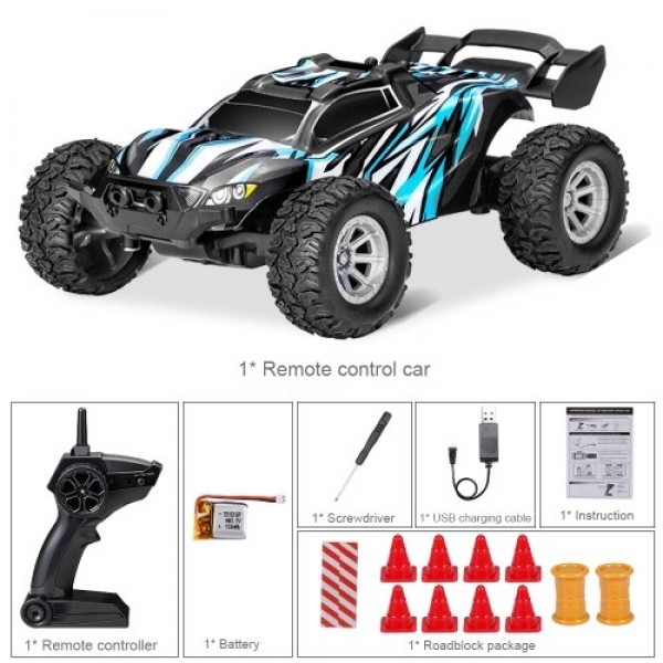 S638 2.4GHz 1:32 RC Car With LED Light 20KM/H High Speed Racing Car