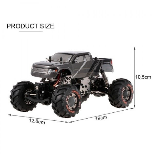 HBX 2098B 1/24 2.4GHz 4WD 4WS Devastator Rock Crawler RTR with Double Servo Off-road RC Car