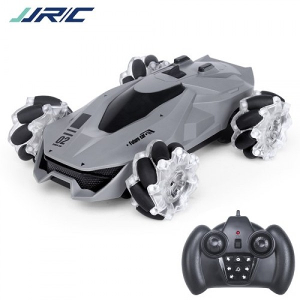 JJRC Q92 1:24 2.4G 4WD RC Stunt Car Remote Control Car 360°Rotation with LED Light and Music RC Car