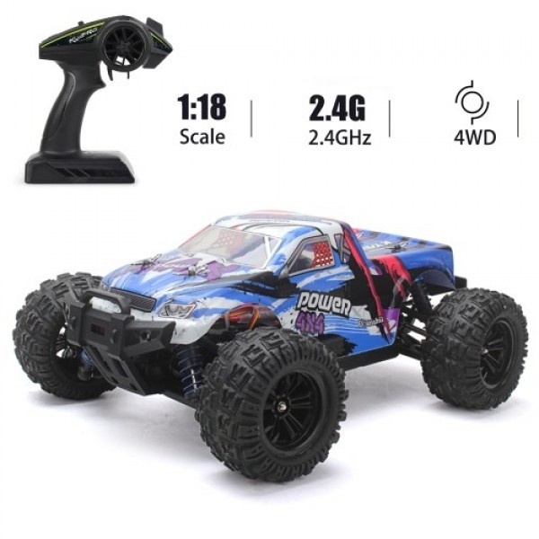 KYAMRC KY-2819A 2.4GHz 1:18 4WD Off-Road Remote Control Crawler Truck 35KM/H High Speed Racing Vehicle