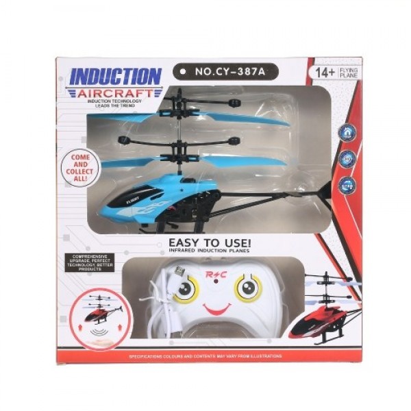 RC Helicopter Mini Sensor Flying Machine with Remote Controller for Kids