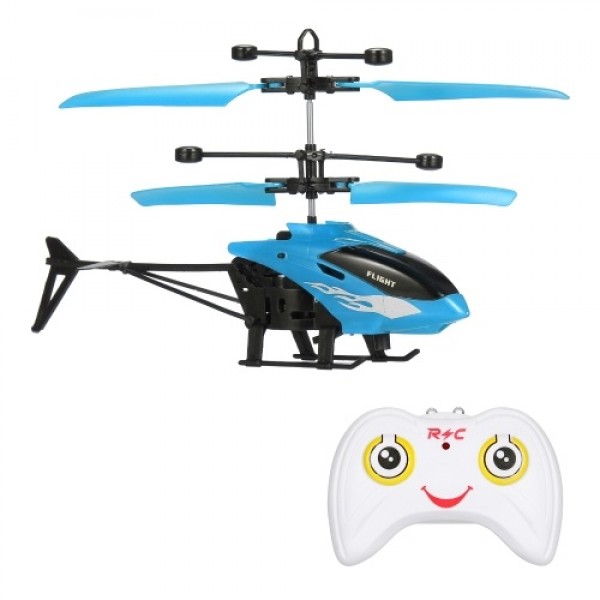 RC Helicopter Mini Sensor Flying Machine with Remote Controller for Kids