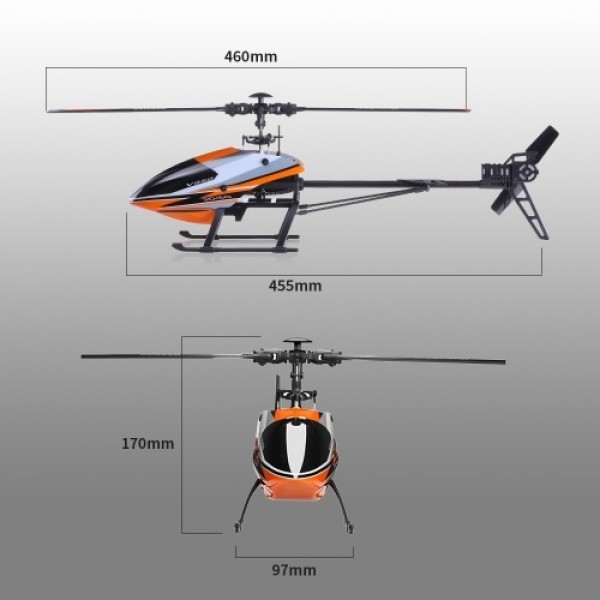 WLtoys V950 Helicopter 2.4G 6CH 3D 6G System Brushless Motor Flybarless RTF RC Helicopter