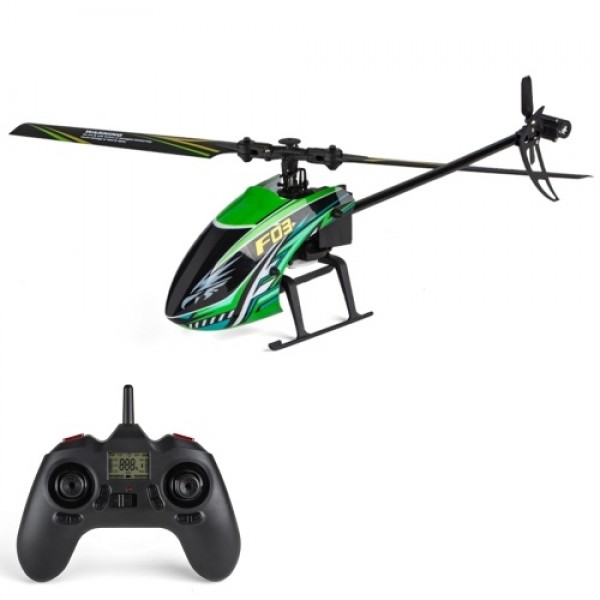 YU XIANG F03 4CH 6-axis Gyro Fly More Stable RC Helicopter Flybarless One Key Take off Height Hold Helicopter for Beginner RC To