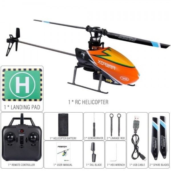 C129 4CH RC Helicopter Mini Aileronless Helicopter 6-axis Gyro Remote Control Helicopter RC Aircraft