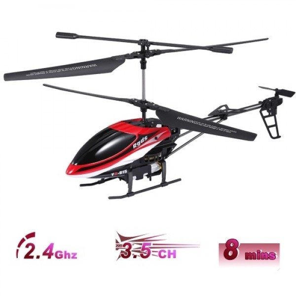 YD615 RC Helicopter with Gyro 3.5 Channels 2.4Ghz Transmitter RTF Durable Aircraft(8min Flying Time)