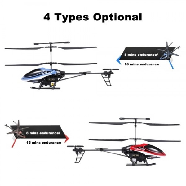 YD615 RC Helicopter with Gyro 3.5 Channels 2.4Ghz Transmitter RTF Durable Aircraft(8min Flying Time)