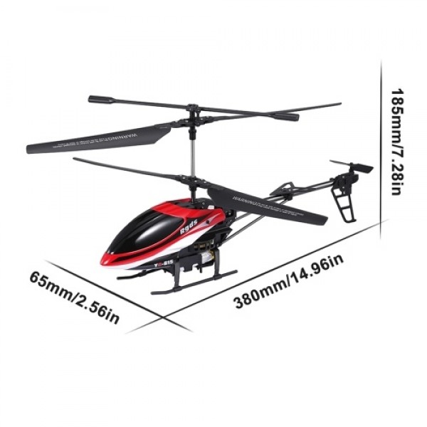 YD615 RC Helicopter with Gyro 3.5 Channels 2.4Ghz Transmitter RTF Durable Aircraft(8min Flying Time)