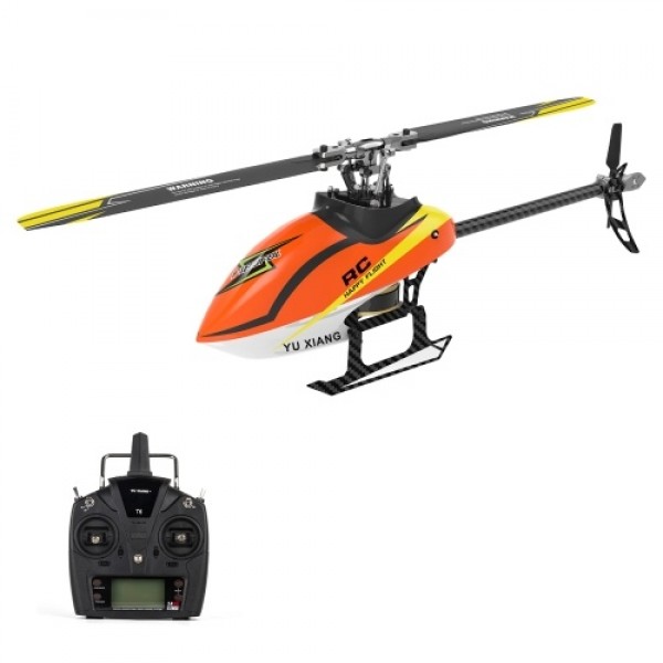 YU XIANG F180 2.4GHz 6CH Flybarless 3D/6G Stunt Helicopter RTF Dual Brushless Motor RC Helicopter