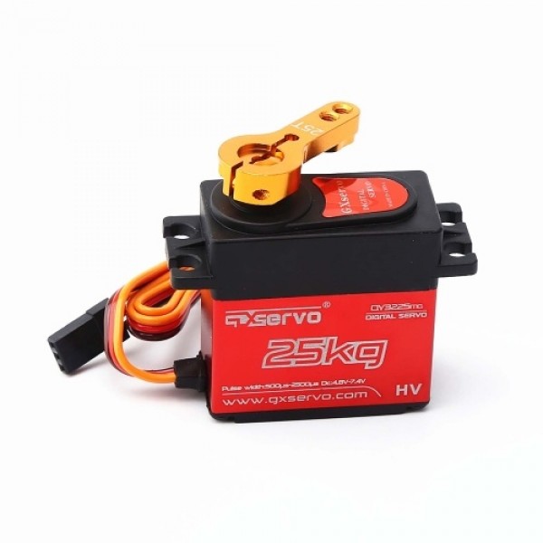 QY3225 25KG Metal Gear High Torque Waterproof Digital Servo for  1/10 1/12 RC Car Traxxas HSP Car Boat Helicopter Robot Airplane