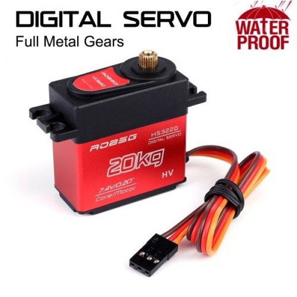 HS3220 Metal Gear Digital Servo High Torque 20kg Waterproof