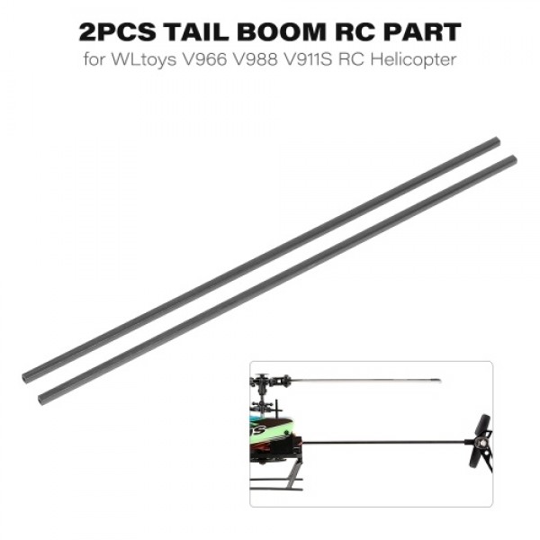 2PCS Tail Boom RC Helicopter Part for WLtoys V966 V988 V911S RC Helicopter