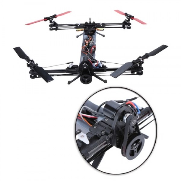 Original WLtoys V383 Collective Pitch 500 Level 3D 6 Axis Gyro Brushless Motor RTF RC Quadcopter