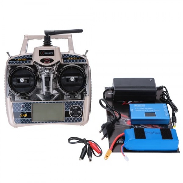 Original WLtoys V383 Collective Pitch 500 Level 3D 6 Axis Gyro Brushless Motor RTF RC Quadcopter