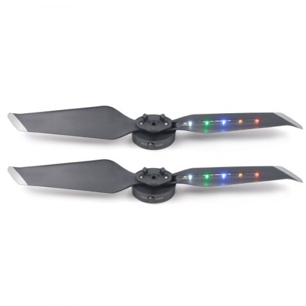 1 Pair LED Flash Low-Noise Quick Release Propeller