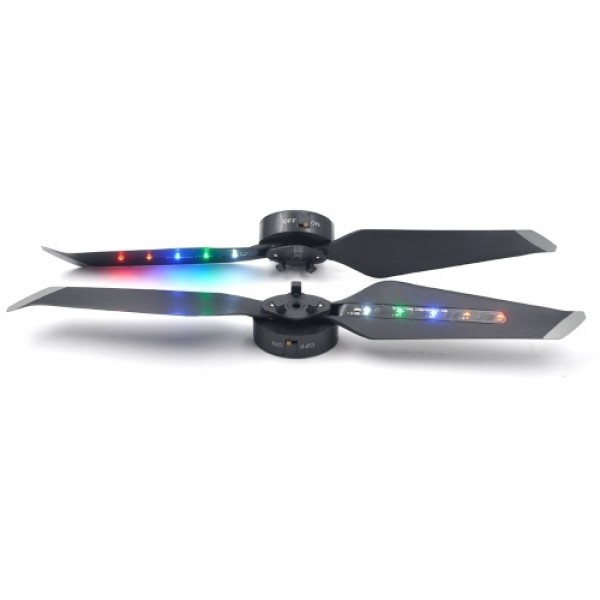 1 Pair LED Flash Low-Noise Quick Release Propeller