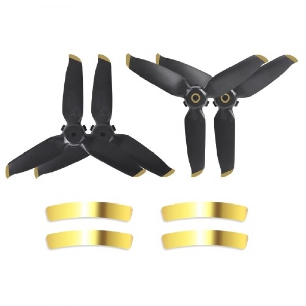 2 Pairs Low Noise 5328S Propellers Spare Blades Replacement for DJI FPV Drone Propeller