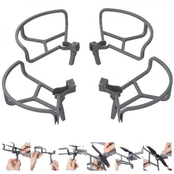 Compatiable for DJI AIR 2S/Mavic Air 2 Heighten Landing Gear Propeller Guards Set Extended Legs Propeller Protection Drone Acces