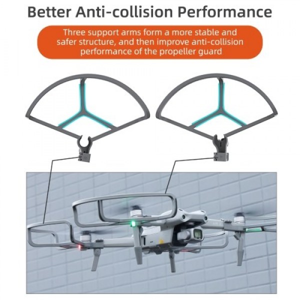 Compatiable for DJI AIR 2S/Mavic Air 2 Heighten Landing Gear Propeller Guards Set Extended Legs Propeller Protection Drone Acces